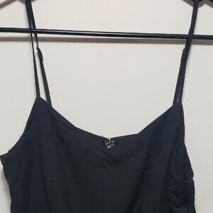 WOMENS OLD NAVY BLACK STRAP SUMMER DRESS SIZE LARGE